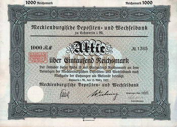 Mecklenburgische Depositen- und Wechselbank