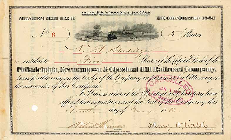 Philadelphia, Germantown & Chestnut Hill Railroad