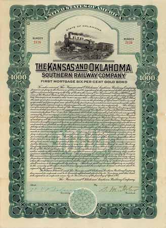 Kansas and Oklahoma Southern Railway