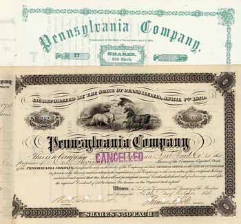 Pennsylvania Company (OU Thomas A. Scott) (2 Stücke)