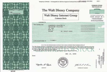 Walt Disney Co. - Walt Disney Internet Group