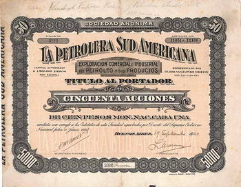 La Petrolera Sud Americana S.A.