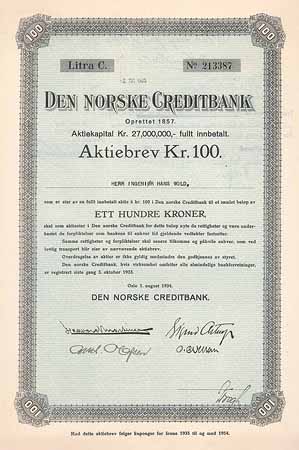 Den Norske Creditbank
