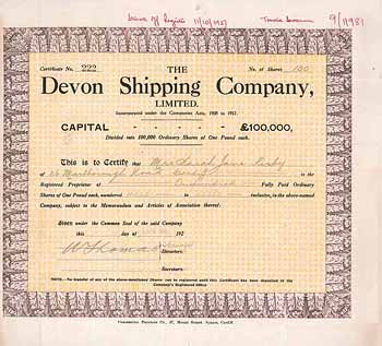 Devon Shipping Co.