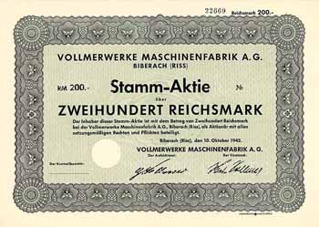 Vollmerwerke Maschinenfabrik AG