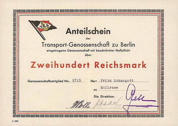 Transport-Genossenschaft zu Berlin eGmbH