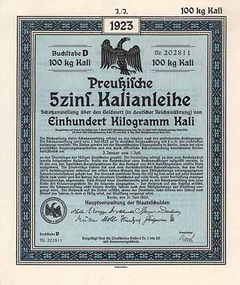 Preußische Kalianleihe