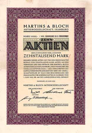 Martins & Bloch AG