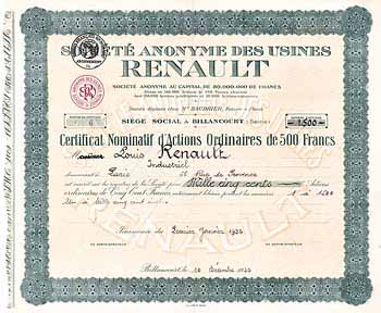 S.A. des Usines Renault