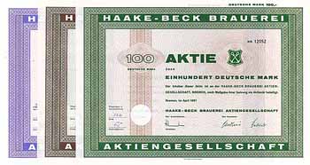 Haake-Beck Brauerei AG (3 Stücke)