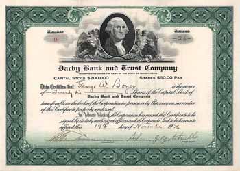 Darby Bank and Trust Company