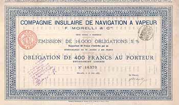 Cie. Insulare de Navigation a Vapeur F. Morelli & Cie.