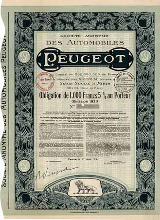 S.A. des Automobiles Peugeot