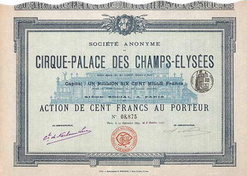 S.A. du Cirque-Palace des Champs-Élysées