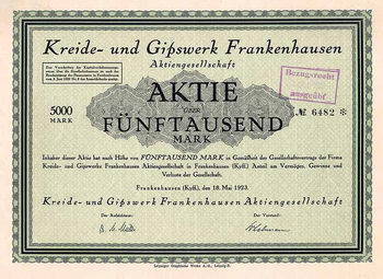 Kreide- und Gipswerk Frankenhausen AG