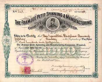 Framjee Petit Spinning & Manufacturing Company Ltd.