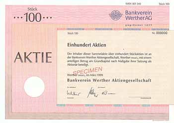Bankverein Werther AG