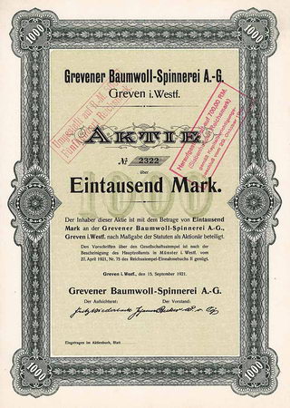 Grevener Baumwoll-Spinnerei AG