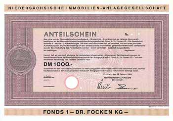 Niedersächsische Landesbank / Niedersächsische Immobilien-Anlagegesellschaft Fonds 1 - Dr. Focken KG -