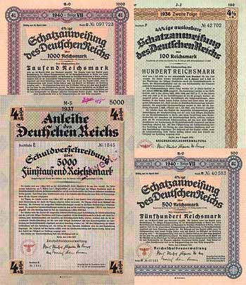 Deutsches Reich (11 Stücke)