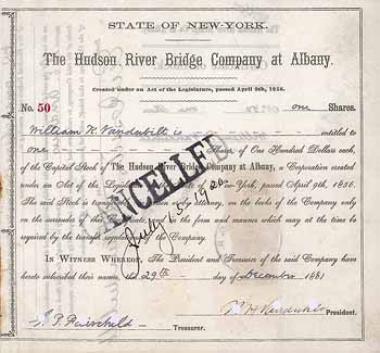 Hudson River Bridge Company at Albany