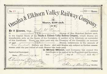 Omaha & Elkhorn Valley Railway