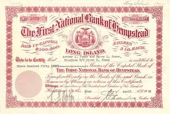First National Bank of Hempstead