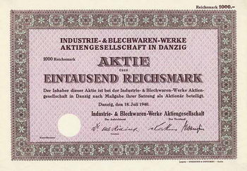 Industrie- & Blechwaren-Werke AG