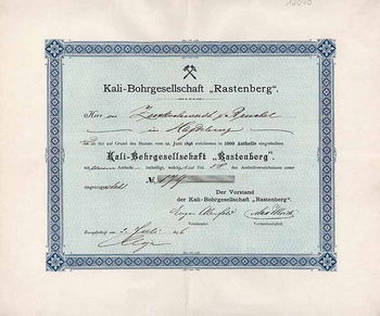 Kali-Bohrgesellschaft "Rastenberg"