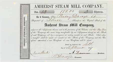 Amherst Steam Mill Co.