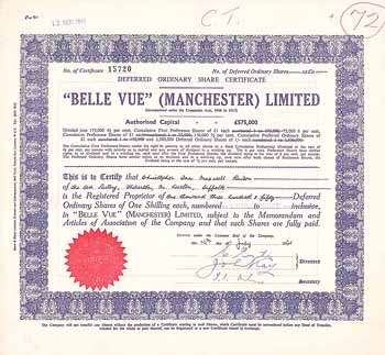 Belle Vue Manchester Ltd.