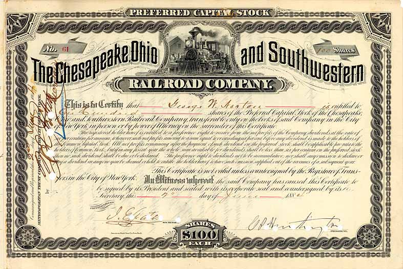 Chesapeake, Ohio and Southwestern Railroad Co.