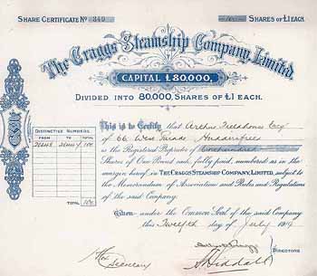 Craggs Steamship Co. Ltd.