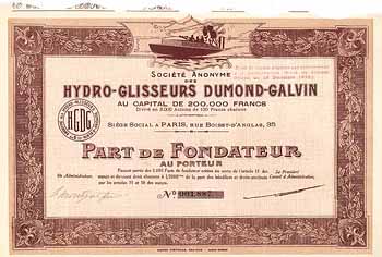 S.A. des Hydro-Glisseurs Dumond-Galvin