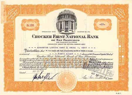 Crocker First National Bank