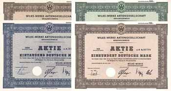 Wilke-Werke AG (4 Stücke)