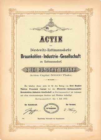 Dörstewitz-Rattmannsdorfer Braunkohlen-Industrie-Gesellschaft