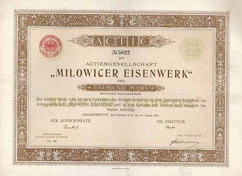 AG “Milowicer Eisenwerk”