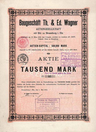 Baugeschäft Th. & Ed. Wagner AG