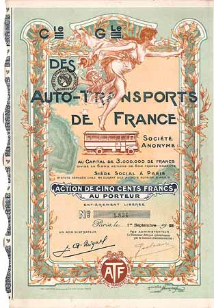 Cie. Gle. des Auto-Transports de France S.A.
