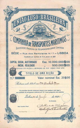 Uniao Luso-Brasileira Companhia de Transportes Maritimos