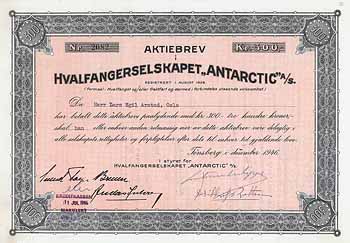 Hvalfangerselskapet “Antarctic” A/S