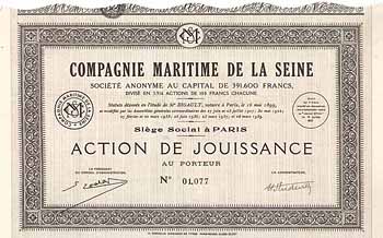 Cie. Maritime de la Seine S.A.