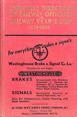 Universal Directory of Railway Officials and Railway Year Book 1938-39