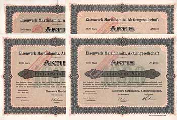 Eisenwerk Martinlamitz AG (4 Stücke)