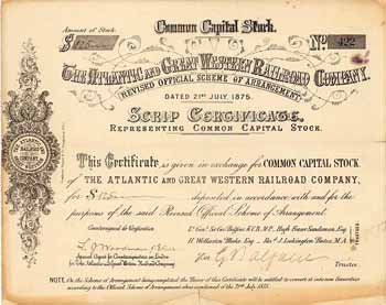 Atlantic & Great Western Railroad Co.