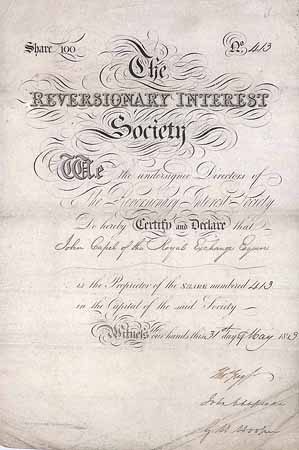Reversionary Interest Society