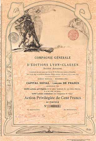 Cie. Gén. d’Éditions Lyon-Claesen S.A.