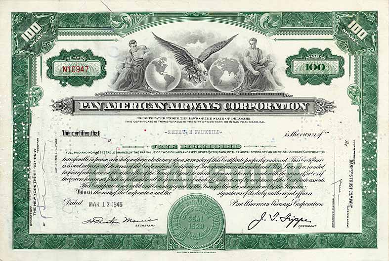 Pan American Airways Corp. (OU Sherman M. Fairchild)