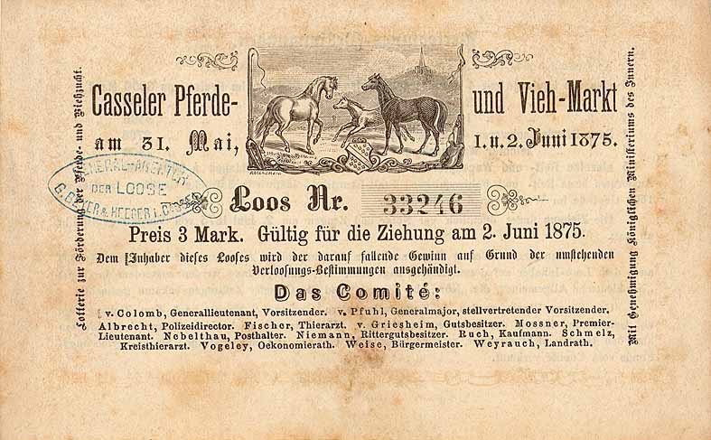 Casseler Pferde- und Vieh-Markt